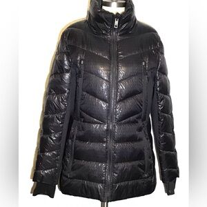 Michael Kors womens  black puffy jacket size XL
